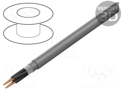 JOHTO - MEGAFLEX® 500-C - 4X0,5MM2 - TINATTU KUPARIPUNOS - LSZH - Suojatut moninapakaapelit - MFLEX500C-4X0.5 - 1