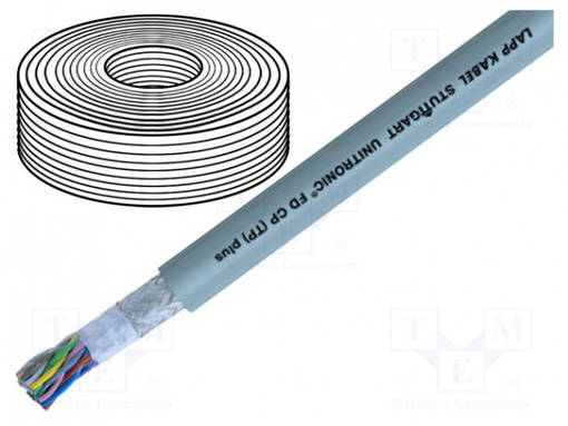 DATAKAAPELI - UNITRONIC® FD CP (TP) PLUS - 5X2X0,5MM2 - Suojaamattomat ohjaimien kaapelit - UTR-FDCP-5X2X0.5 - 1