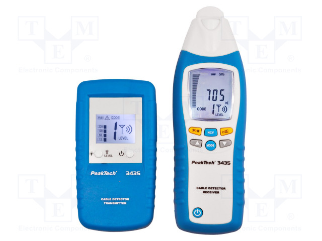 JOHTOJEN PAIKANNIN - LCD - 12÷400VAC,12÷400VDC - VALAISTUS: KYLLÄ - Sähköverkostojen testerit ja mittarit - PKT-P3435 - 1