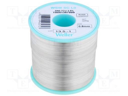 JUOTOSTINA - SN99,3CU0,7 - 0,8MM - 500G - LYIJYTÖN - PAKKAUS: KELA - Juotostinat ja muut juotosaineet - WEL.SC-L0-0805 - 1