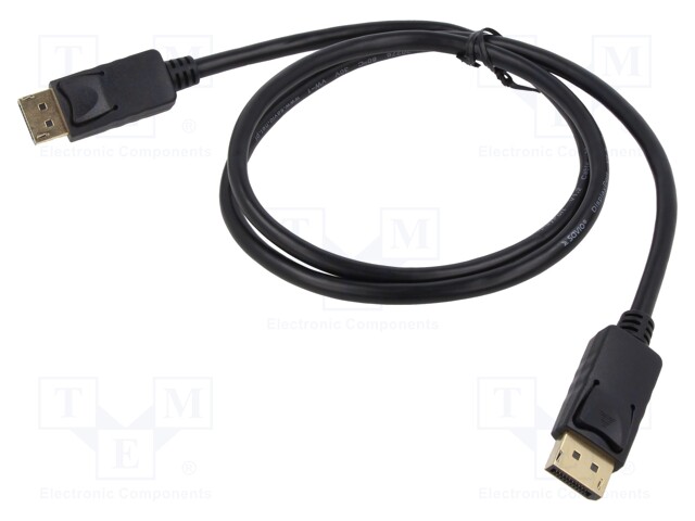 KAAPELI - DISPLAYPORT-PISTOKE,MOLEMMIN PUOLIN - DISPLAYPORT 1.2 - HDMI, DVI, DisplayPort johdot - SAVKABELCL-135 - 1