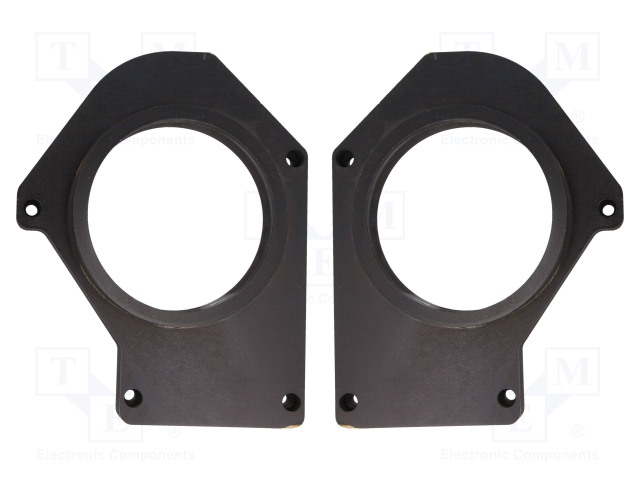 KAIUTTIMEN KOROKERENGAS - MDF - 165MM - MERCEDES - KYLLÄSTETTY - 2KPL - Kaiuttimen MDF soviterenkaat - D.MDF.MERCEDES05 - 1