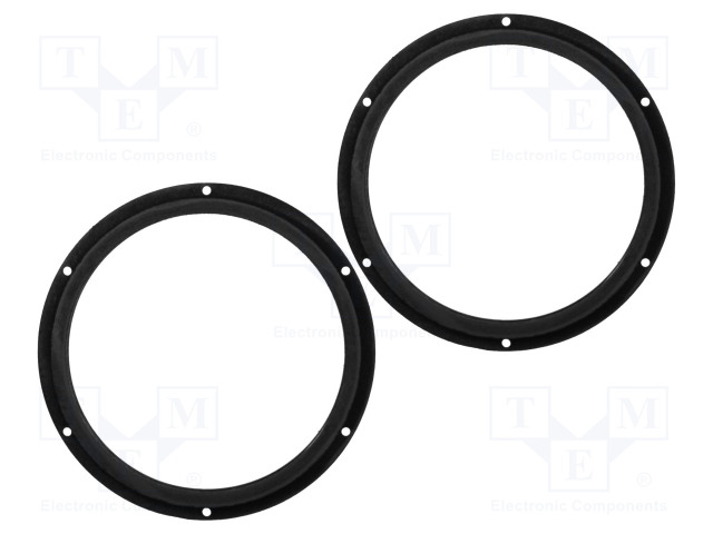 KAIUTTIMEN KOROKERENGAS - MDF - 200MM - VW - KYLLÄSTETTY - 2KPL - Kaiuttimen MDF soviterenkaat - D.MDF.VW05 - 1