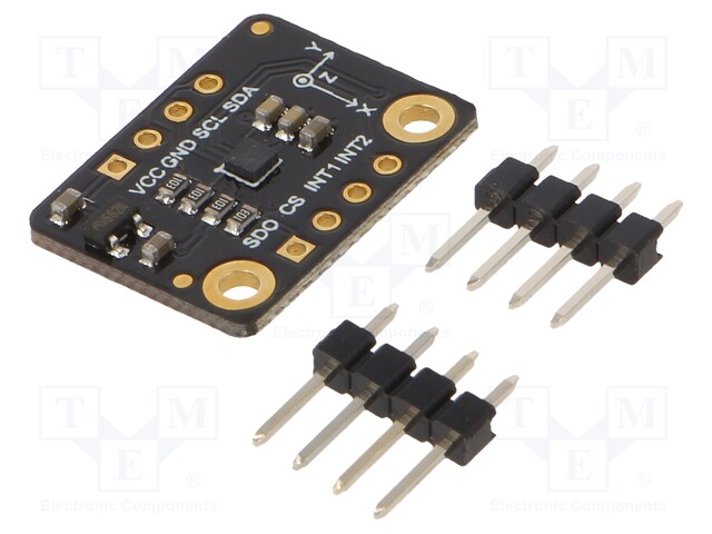 KIIHTYVYYSANTURI - 3,3VDC - I2C,SPI - LIS2DW12 - -40÷85°C - Asentoanturit - DF-SEN0405 - 1