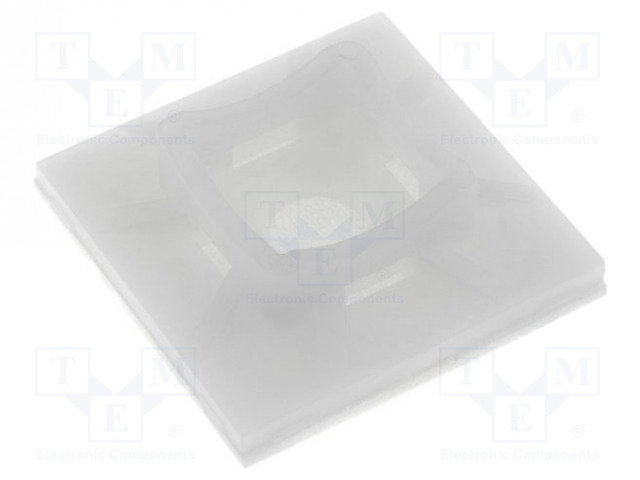 KAHVA - RUUVATTU,ITSEKIINNITTYVÄT - POLYAMIDI - UL94V-2 - A: 25,4MM - Nippusideankkurit - FIX-CM-25 - 1