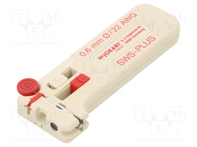 KUORINTATYÖKALU - ØJOH: 0,6MM - JOHTO: PYÖREÄ - SWS-PLUS - Kaapelinkuorintatyökalut - JOKARI-40095 - 1