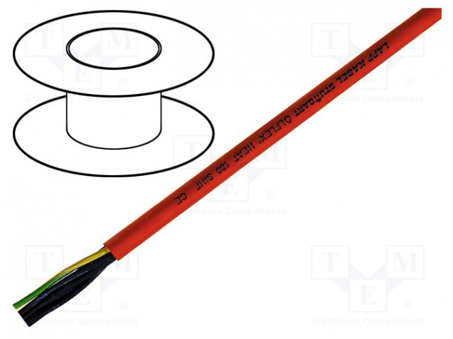 KYTKENTÄJOHTO - ÖLFLEX® HEAT 180 SIHF - 12G1,5MM2 - CU - LANKA - SILIKONI - Monisäikeiset silikonikaapelit - HEAT180SIHF-12G1.5 - 1