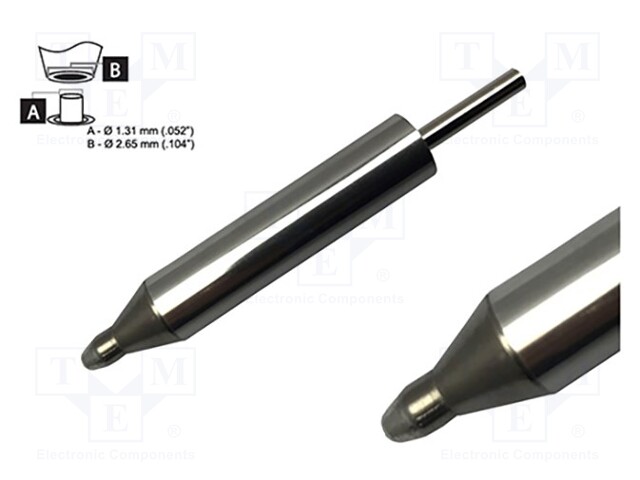 KÄRKI: JUOTTEENPOISTOKOLVEILLE - 1,27X2,64MM - 471°C - SMARTHEAT® - Suuttimet juotteen poistoon - DCP-CN5 - 1