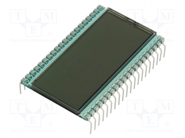 LCD NÄYTTÖ - 7-SEGMENTTINÄYTTÖ - STN POSITIVE - NUM.LUKUM: 4,5 - Digitaaliset LCD-näytöt - DE159-RS-207.5 - 1