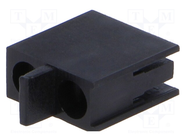 LED-DIODIN KOTELO - 3MM - POLYAMIDI - KULMAMALLI - MUSTA - UL94V-2 - LEDkaulukset - FIX-LED-305 - 1