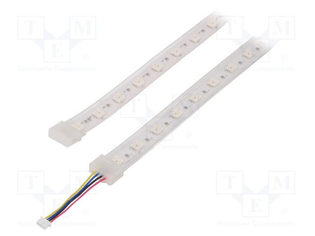LED-NAUHA - RGB - 120° - ?D: 470NM,530NM,625NM - 5VDC - DIODIEN LM: 60 - LED nauhat ja modulit - SMS-100010-60-T5 - 1