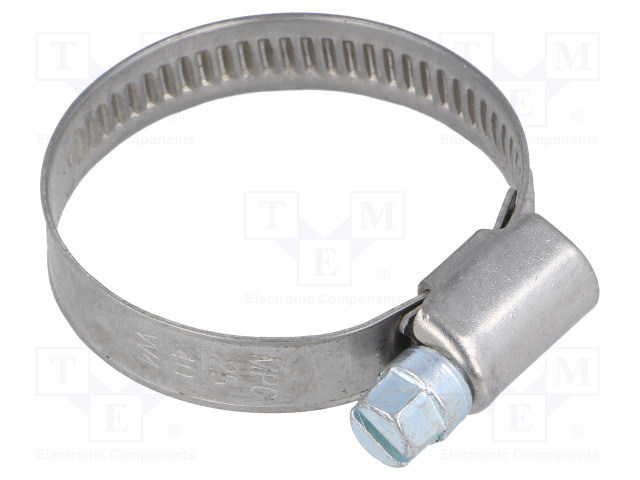 LETKUSIDE - W: 9MM - KIRISTYS: 25÷40MM - D - W4 - DIN 3017 - Metalliset nippusiteet ja kiinnityspanna - MPC-D4025 - 1