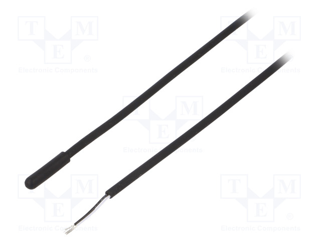 LÄMPÖTILA-ANTURI - NTC - 10KOHM - PIT: 1,5M - ULK.KOOT: Ø5X20MM - 3977K - Teollisuus lämpötila-anturit & muuntimet - TT0210KC31DT105 - 1