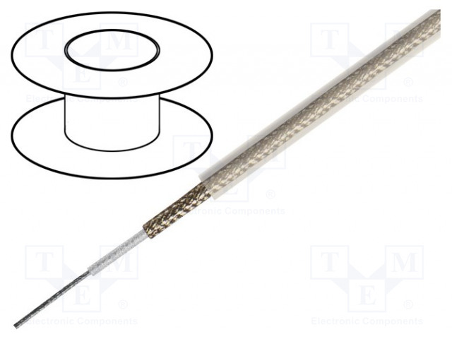 MIKROFONIKAAPELI-1X0,5MM2 - LÄPINÄKYVÄ - TINATTU,OFC - -15÷70°C - Mikrofonikaapelit - TAS-C195 - 1