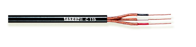 MIKROFONIKAAPELI TASKER C115 3X0.14MM2 - Mikrofonikaapelit - C115 - 1