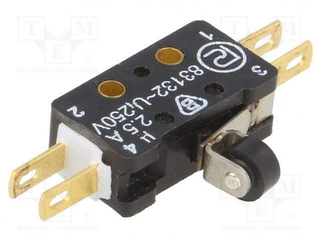 MIKROKYTKIN SNAP ACTION - 2,5A/250VAC - 0,3A/220VDC - ON-(ON) - AS: 2 - SANP ACTION mikrokytkimet - WLK-25 - 1