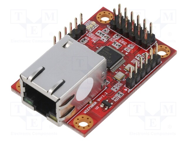 MODUULI: ETHERNET - PIN-LIITIN,RJ45 MAGNEETTSELLA SUOJAUKSELLA - Kehityspaketit - muut - WIZ750SR-485 - 1