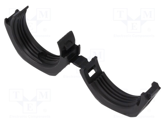 MUTTERI - KIERRE: METRINEN - POLYAMIDI 6 - BLN - MUSTA - UL94HB - 32MM - Punosten lisätarvikkeet - I-BLN-M25 - 1