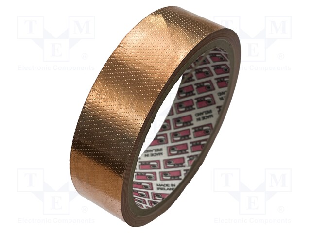 NAUHA: SUOJAAVA - W: 19MM - L: 16,5M - PAKS.: 0,17MM - AKRYYLI-JOHTAVA - Eristysteipit ja -nauhat - PPI-9120-6-19-16.5 - 1