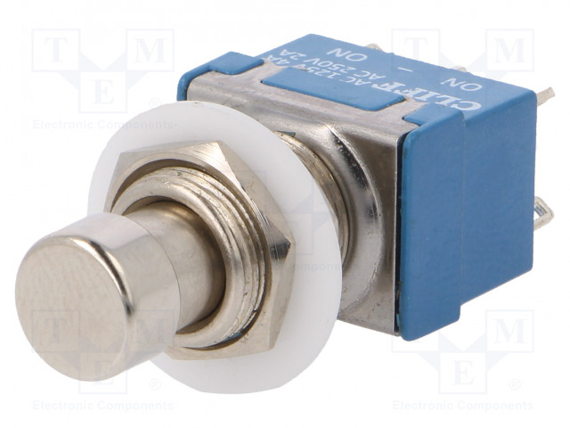 PAINOKYTKIN - AS: 2 - DPDT - 1A/250VAC - OFF-ON - LÄHDÖT: JUOTTOON - Standardikytkimet - FC71055 - 1