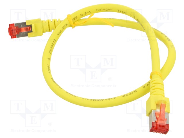 PATCH KAAPELI - S/FTP - CAT: 6 - RJ45-PISTOKE,MOLEMMIN PUOLIN - LANKA - CU - RJ45 Ethernet kaapelit - HELUKAT-803015 - 1