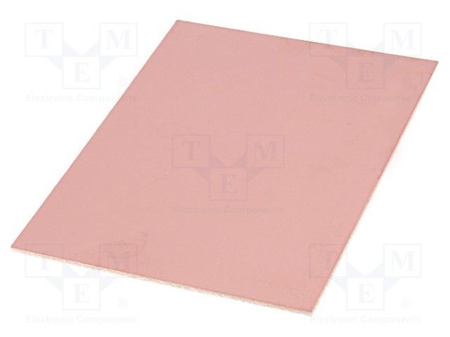 PIIRILEVY FR4 - LASIKUITU-EPOKSI - 1,5MM - L: 100MM - W: 75MM - Piirilevyt 1-puoleiset - LAM75X100E1.5 - 1
