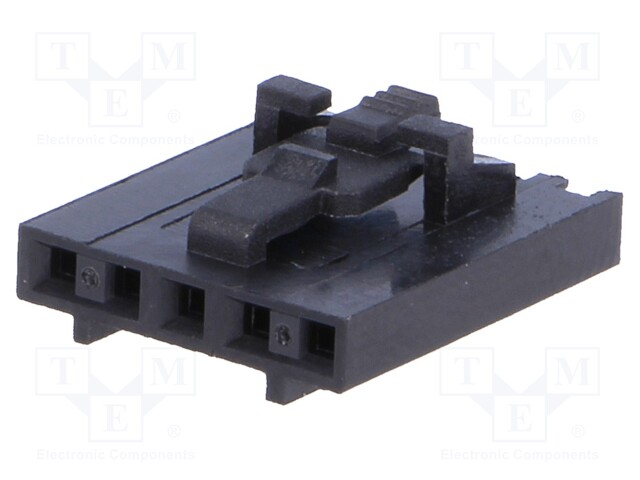 LIITIN: JOHTO-LEVY - PISTOKE - NAARAS - PIN: 5 - JOHTOON - 2,54MM - 1X5 - Signaaliliittimet rasteri 2,54mm - NCDG-05 - 1