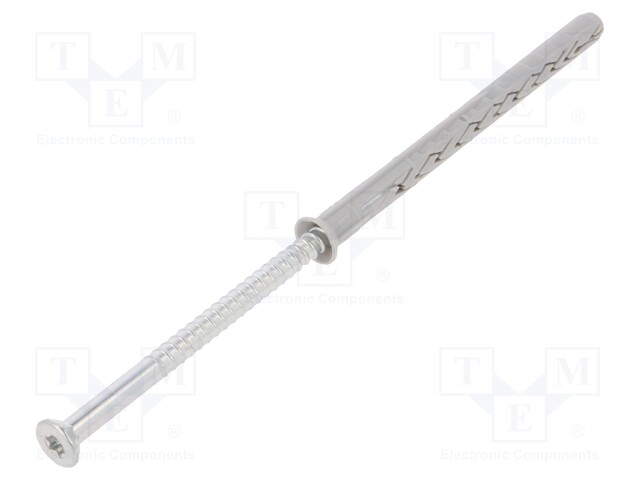 PLASTIC ANCHOR - WITH SCREW - 8X100 - ZINC-PLATED STEEL - SXRL-T - Ruuvit - muut - FISCHER-540115 - 1