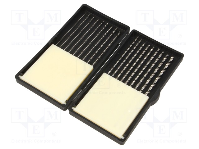 PORASETTI - METALLIIN - HSS PIKATERÄS - MUOVILAATIKKO - METALLI - Poranteräsarjat - D-HSS275 - 1