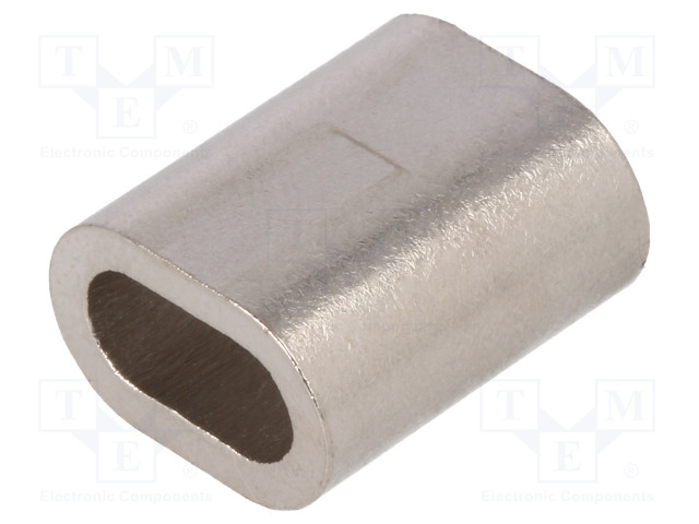 PURISTUSHOLKKI - KUPARI - KÖYSILLE - ØKÖYDEN: 5MM - L: 18MM - NIKKELI - Köysitarvikkeet ja vaijeritarvikkeet - TZ-5 - 1