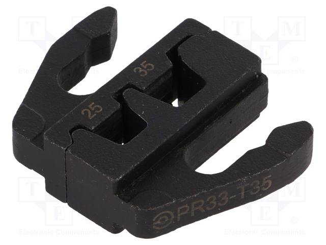 PURISTUSLEUAT - ERISTETYT PÄÄTEHOLKIT - 25÷35MM2 - 3AWG÷2AWG - Krimppauspihdit kaapelipäätteisiin - ER-PR33T35 - 1