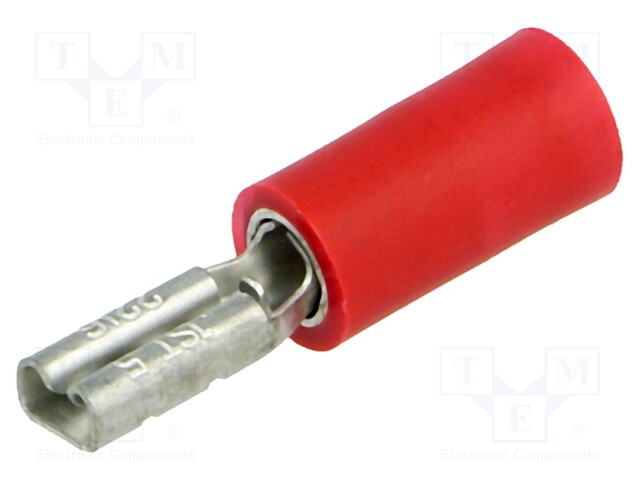 PURISTUSLIITIN - LITTEÄ - 2,8MM - 0,5MM - NAARAS - 0,5÷1,5MM2 - PURISTETTAVA - Eristetyt liittimet - VDADF1.25-110A-5 - 1