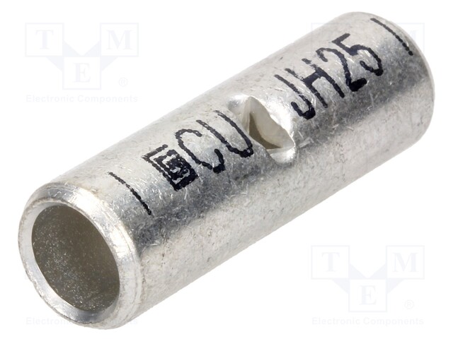 PÄÄTE: JATKOHOLKKI - KUPARI - 25MM2 - TINATTU - Pääteholkit ja jatkoholkit - VA03-0035 - 1