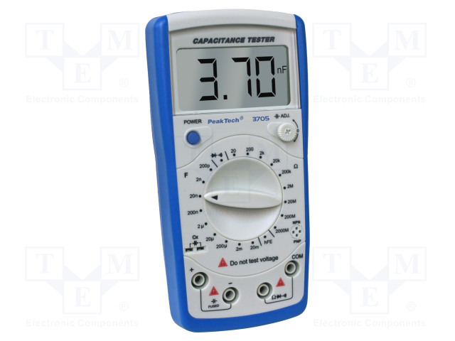 RC SITA - LCD - 3,5 NUMEROA - C MITTAUKSEN TARKK: ±(0,5%+10DIGIT) - LCR Mittarit - PKT-P3705 - 1