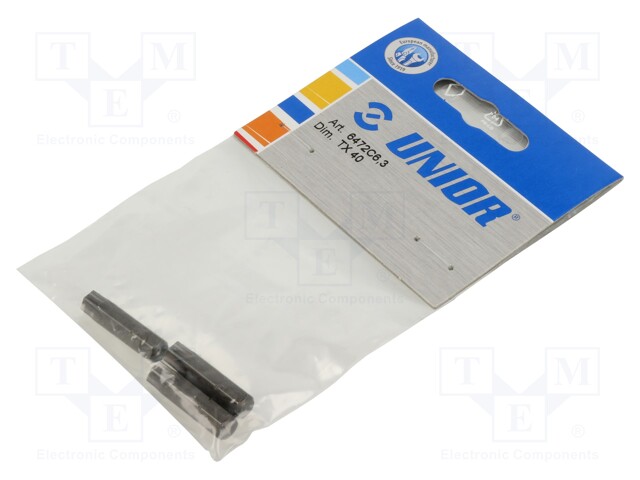 RUUVAUSKÄRKI - TORX® - TX40 - KOK.PIT: 25MM - 3KPL - Ruuvauskärjet - UNIOR-621285 - 1