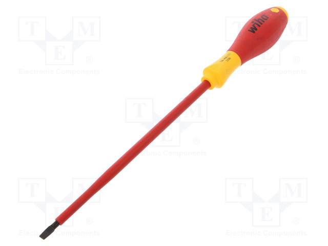 SCREWDRIVER: INSULATED - SLOT - 4.5X1MM - BLADE LENGTH: 175MM - 1KVAC - Ruuvimeisselit ja sarjat - WIHA.00825 - 1