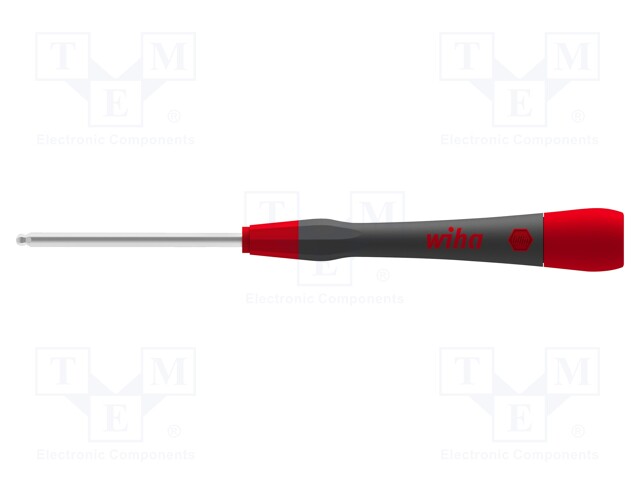 SCREWDRIVER: PRECISION - HEX KEY,SPHERICAL - HEX 3MM - PICOFINISH® - Ruuvimeisselit ja sarjat - WIHA.42435 - 1