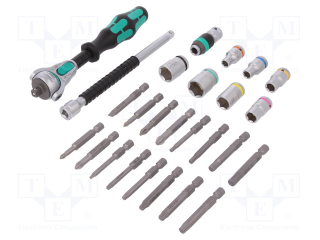 SCREWDRIVER: UNIVERSAL-SET - KRAFTFORM KOMPAKT ZYKLOP SPEED - Ruuvimeisselit ja sarjat - WERA.051045 - 1