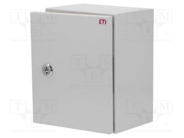 SEINÄASENNUSKOTELO - X: 200MM - Y: 250MM - Z: 150MM - SOLID GSX - TERÄS - HARMA - Seinään asennettavat kotelot - ETI-GT-25-20-15 - 1