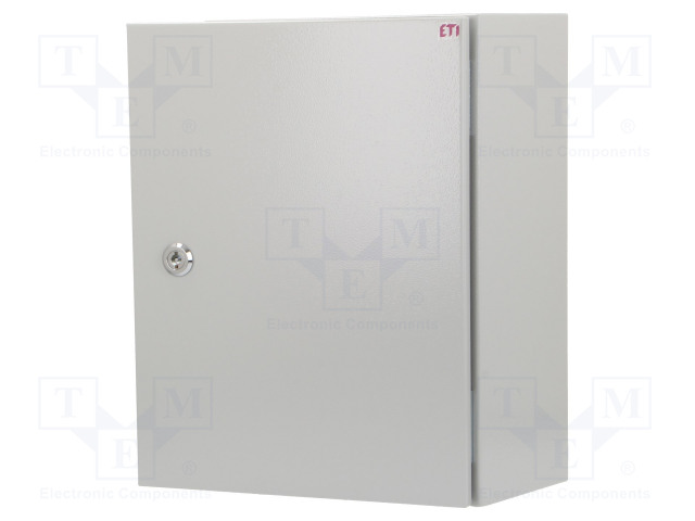 SEINÄASENNUSKOTELO - X: 300MM - Y: 400MM - Z: 150MM - SOLID GSX - TERÄS - HARMA - Seinään asennettavat kotelot - ETI-GT-40-30-15 - 1