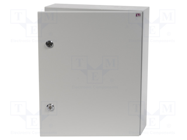 SEINÄASENNUSKOTELO - X: 400MM - Y: 500MM - Z: 150MM - SOLID GSX - TERÄS - HARMA - Seinään asennettavat kotelot - ETI-GT-50-40-15 - 1