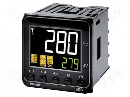 LÄMPÖTILA - -1999÷9999 - SPST-NO - IN 2: 4 TAPAHTUMATULOA - E5CC - Säädinmoduulit - E5CC-RX3A5M-005 - 1