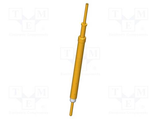 TESTAUSNEULA - 5,2MM - 5A - CUBE - KULLATTU - Ø: 1MM - HAMMASTETTU - 0,5N - Mittausneulat - SKS-415-0045 - 1