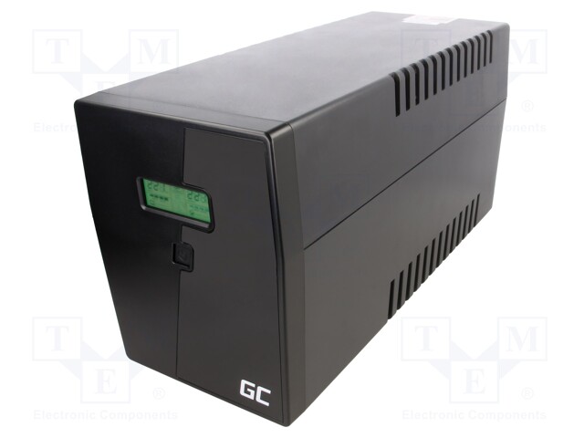 UPS VIRTALÄHDE - 1,2KW - 2KVA - 207÷253V - 380X158X198MM - 9AH - 50÷60HZ - UPS ja tietokeneen virtalähteet - GC-UPS05 - 1