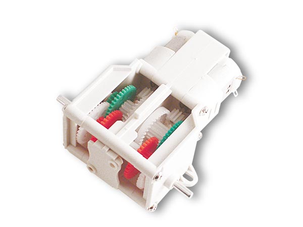 VAIHTEISTO KAHDELLA MOOTTORILLA - 3 VÄLITYSTÄ - Velleman robottisarjat - KNS15 - 1