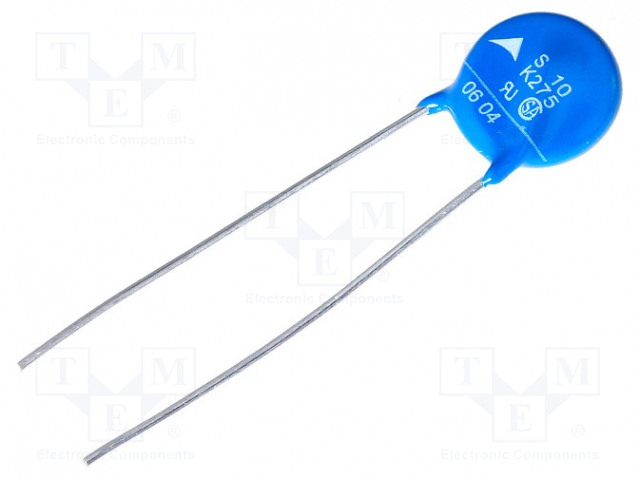 VARISTORI: METALLIOKSIDI - THT - 275VAC - 350VDC - 430V - 2500A - Ø12,5MM - Varistorit - SIOV-S10K275 - 1