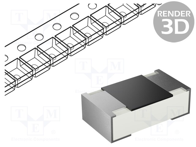 VASTUS: THICK FILM - KORKEA TEHO - SMD - 0805 - 2,2KOHM - 250MW - ±5% - 150V - SMD vastukset - WF08P-2K2-5 - 1