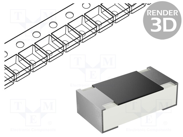 VASTUS: THICK FILM - SMD - 0603 - 47KOHM - 0,125W - ±5% - 50V - -55÷155°C - SMD vastukset - WF06P-47K-5 - 1