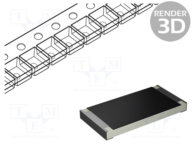 VASTUS: THICK FILM - SMD - 2512 - 330KOHM - 2W - ±5% - 300V - -55÷155°C - SMD vastukset - WF25P-330K-5 - 1