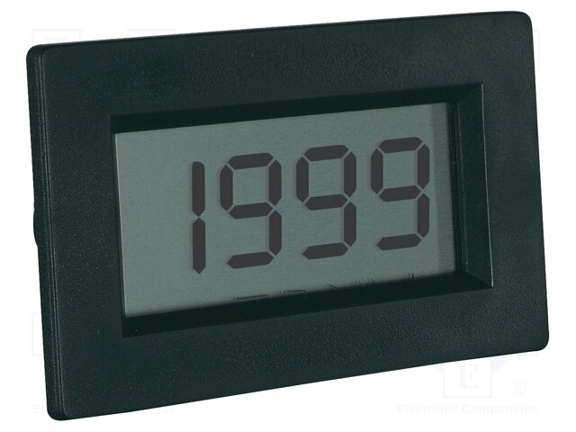 VOLTTIMITTARI - DIGITAALINEN,ASENNUS-0÷199,9MV - PANEELIASENNETTAVA - Digitaaliset paneelimittarit - PKT-LDP-135 - 1